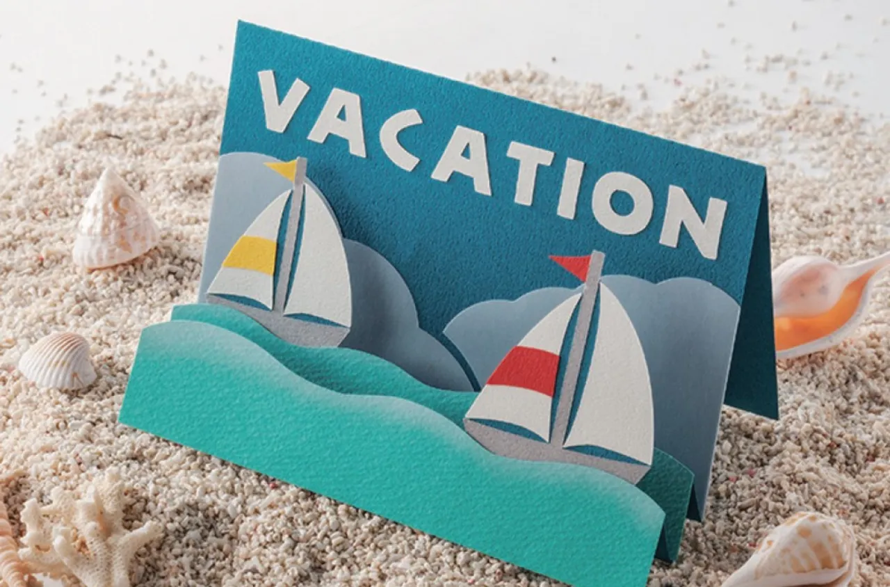 Création d’une carte de vacances